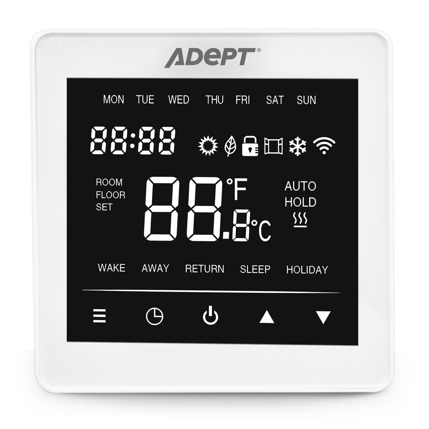 Smart WiFi Thermostat - White