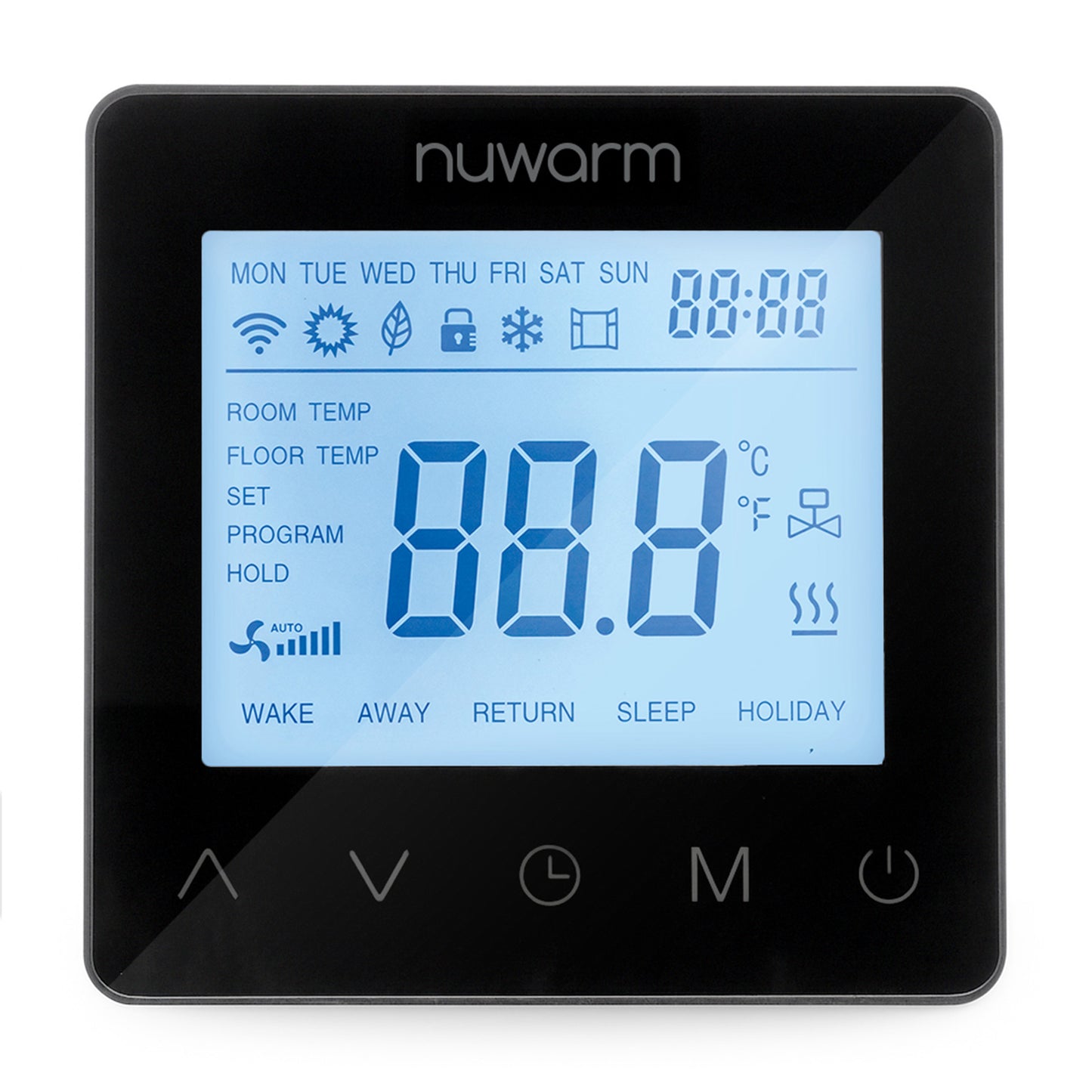 Nuwarm Programmable Thermostat - Black