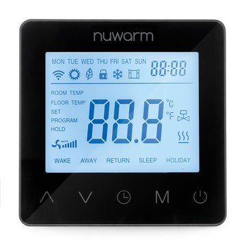 Nuwarm Programmable Thermostat - Black
