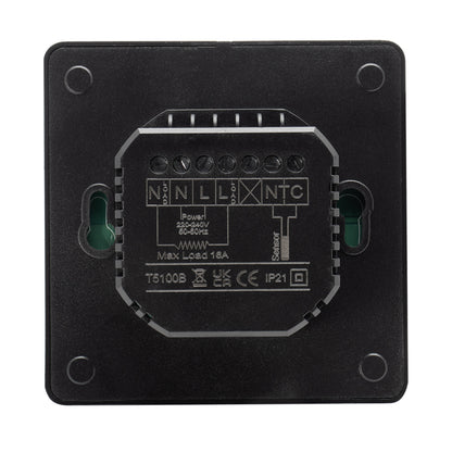 Nuwarm Programmable Thermostat - Black