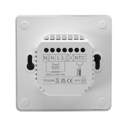 Nuwarm Programmable Thermostat - White