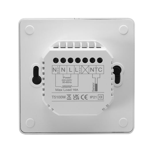 Nuwarm Programmable Thermostat - White