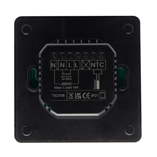 Nuwarm Smart WiFi Thermostat - Black