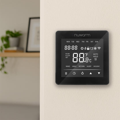 Nuwarm Smart WiFi Thermostat - Black
