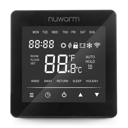 Nuwarm Smart WiFi Thermostat - Black