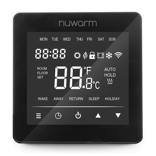 Nuwarm Smart WiFi Thermostat - Black