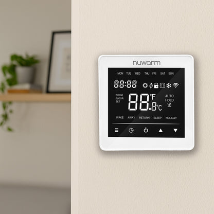 Nuwarm Smart WiFi Thermostat - White
