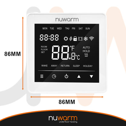 Nuwarm Smart WiFi Thermostat - White