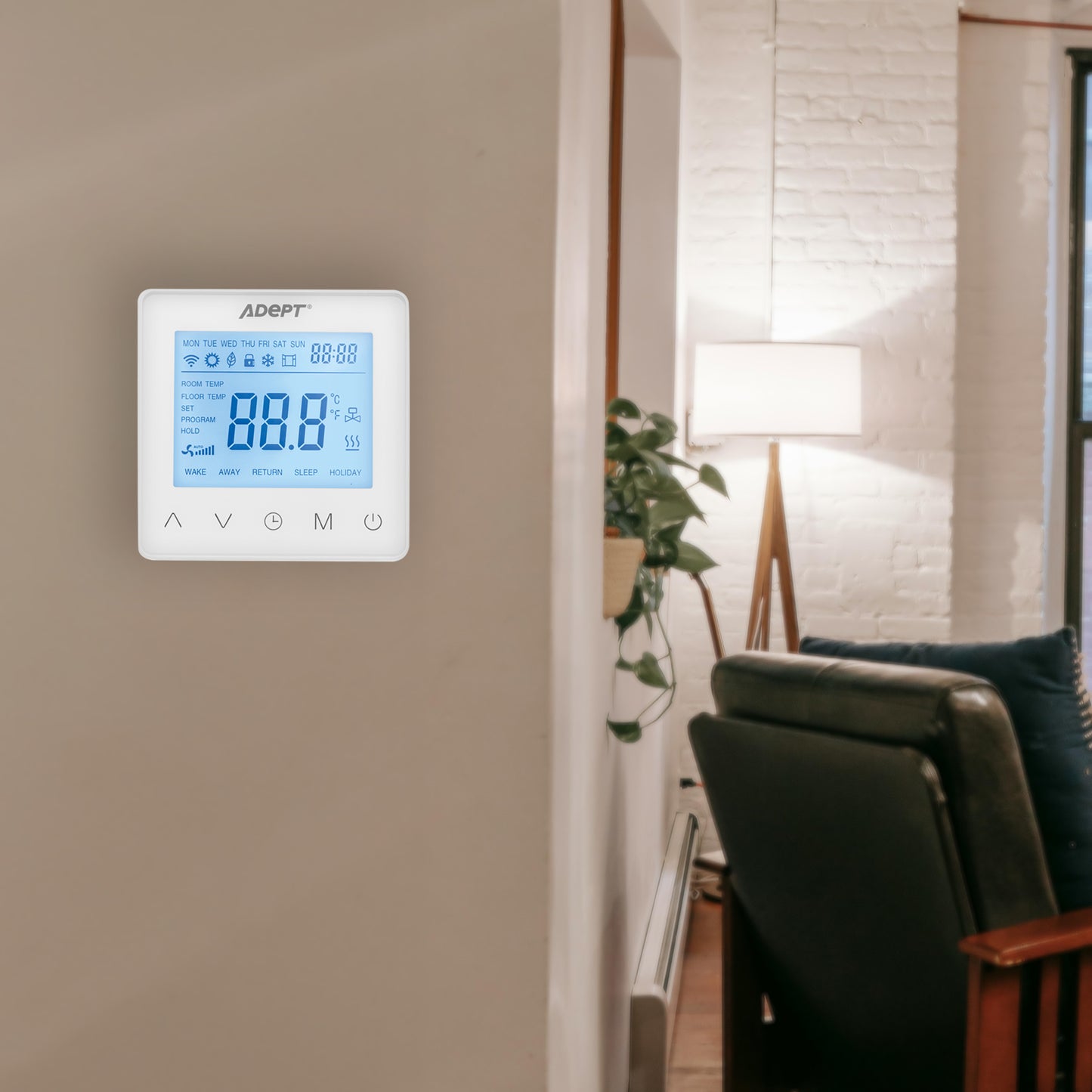 Programmable Thermostat - White